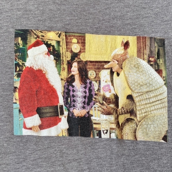 Old Navy | Friends Christmas Holiday Armadillo Short Sleeve Shirt - Picture 3 of 5